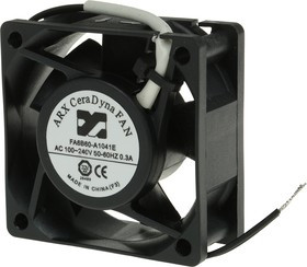 FA6B60-A1041E2AL, CeraDyna Series Axial Fan, 100 240 V ac, AC Operation, 29m³/h, 22W, 120mA Max, 60 x 60 x 25mm