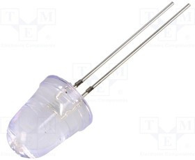 OSG5GPA201A, LED; 10mm; green; 8°; Front: convex; 2.9?3.4V; No.of term: 2; 102mW