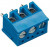 DG340-3.81-03P-12, Клеммник, 3-контактный, 3.81мм, прямой