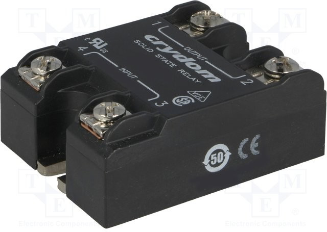 A4825, Solid State Relays - Industrial Mount 25A 480VAC AC A4825, Solid State Relays - Industrial Mount 25A 480VAC AC
