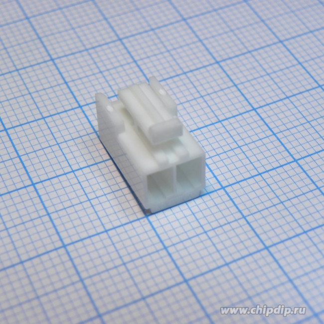 VHR-2N, Вилка, провод-плата, "мама", VH, 3,96мм, PIN: 2, без контактов, 250В