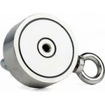 Поисковый магнит двухсторонний F200х2, сила сц. 220 кг 9-2032054 Поисковый магнит двухсторонний F200х2, сила сц. 220 кг 9-2032054