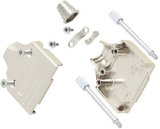 MHEE-25-K, Корпус D Sub, отлитый под давлением, быстрая сборка, MHEE Series, DB, 180°, Корпус из Цинка MHEE-25-K, Корпус D Sub, отлитый под давлением, быстрая сборка, MHEE Series, DB, 180°, Корпус из Цинка