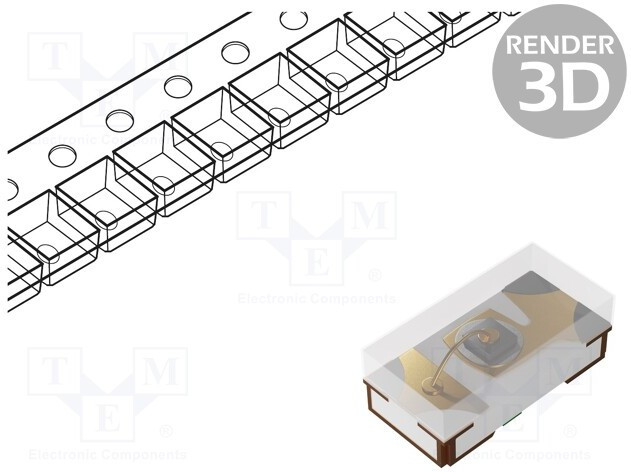 LTST-C281KGKT, Standard LEDs - SMD SMD LED Green 571nm 35mcd 130VA