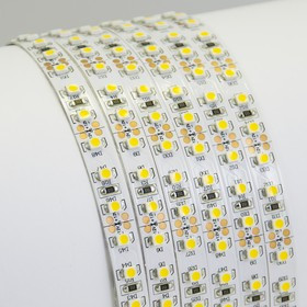 32BL(3528- 120LED-IP20-WW), Лента светодиодная, теплый белый, 12В, 9.6Вт/м, 120SMD(3528)/м, IP20, 8мм, цена за катушку 5м