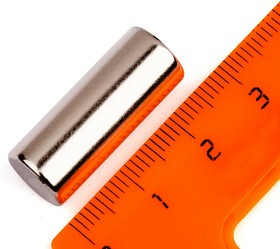 Неодимовый магнит пруток 10х25 мм, N52