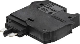 3036806, P-FU 5X20 Series Black Disconnect Terminal Block, Plug In Termination
