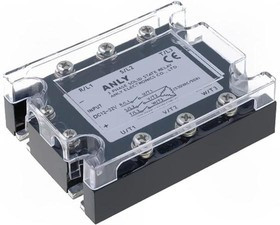 ASR-3PH40DA-H, Реле: полупроводниковое, Uупр: 12-32ВDC, 40А, 48-480ВAC, 3-фазный ASR-3PH40DA-H, Реле: полупроводниковое, Uупр: 12-32ВDC, 40А, 48-480ВAC, 3-фазный