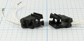 Гнездо телефонное 4P4C, 2L, панель/провод, MXF90133-3