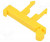 P1-10N, Держатель провода, DIN-рейка, на защелки, Цвет: желтый, -25-100°C