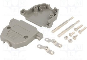 CCOV25-SCL-LG, Корпус: для разъемов D-Sub, D-Sub 25pin, D-Sub HD 44pin, прямой