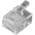 TP6P6C (RJ14) (KLS12-RJ12-6P6C-01), Вилка телефонная