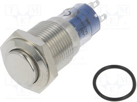 MP0045/3D0NN000S, Pushbutton Switches Vandal Monent Act Raised prof