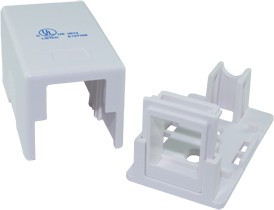 HYC-B0101, Корпус для розеток RJ45 Keystone 1 порт