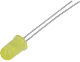 HLMP-4719, LED; 5mm; yellow; 0.9?2.1mcd; 50°; Front: convex; 1.8?2.5V