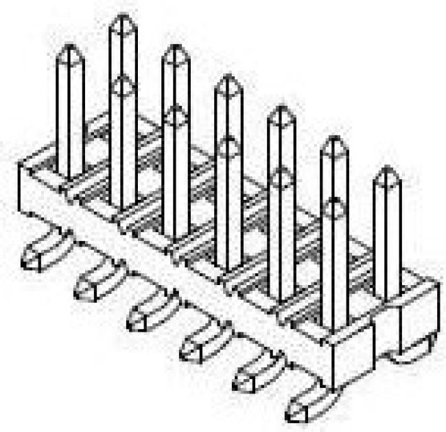 87759-2650, Headers &amp; Wire Housings 2MM HDR. 26 CKT. Vert. SMT