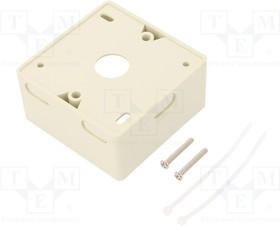 LOG-NP0222, Гнездо; корпус; Цвет: белый; накладное