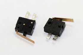 Микропереключатель , размер 8 x 3 x 7, 0.1А, переключение OFF-(ON), размер концевика L12, MX1201