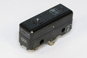 Микропереключатель, размер 50x18 x20, 15А, переключение ON-(ON), размер концевика H23, А802