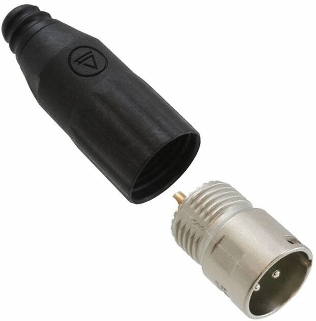AAA3MPZ, CONNECTOR, XLR, PLUG, 3POS