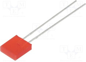 SSL-LX25783ID, Standard LEDs - Through Hole 2.5mm x 7mm Red