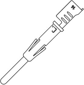 SM16ML11D70, Контакт круглого разъема, штампованный, Серия Trim Trio, Штырь, Обжим, 16 AWG, 18 AWG SM16ML11D70, Контакт круглого разъема, штампованный, Серия Trim Trio, Штырь, Обжим, 16 AWG, 18 AWG