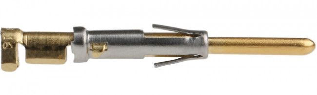 SM16ML11D70, Контакт круглого разъема, штампованный, Серия Trim Trio, Штырь, Обжим, 16 AWG, 18 AWG SM16ML11D70, Контакт круглого разъема, штампованный, Серия Trim Trio, Штырь, Обжим, 16 AWG, 18 AWG