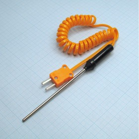 Термопара-щуп К-типа ETP-02, разъём с плоскими выводами 890