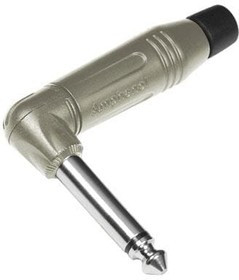 ACPM-RN, Phone Connectors 1/4" PHONE MONO RA PLUG SATIN