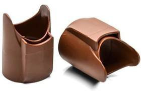 AX-MARK1, XLR Connectors AX Series Sleeve for Custom Printing Brown