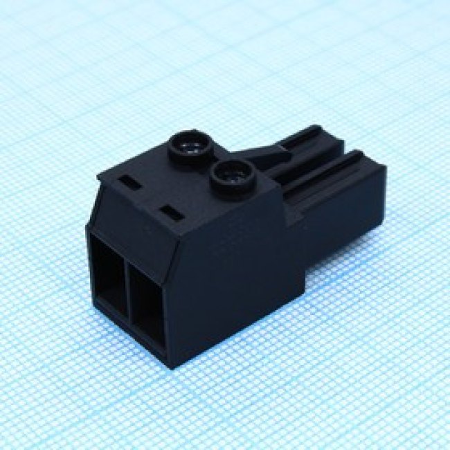 5EDGKH-7.62- 02P-13-02A(H), Блок клеммный соединительный шаг 7.62мм 2контакта