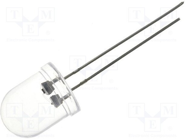 OSHR0X31A, LED; 10mm; red; blinking; 1120?2180mcd; 30°; 4.5?6V; Front: convex OSHR0X31A, LED; 10mm; red; blinking; 1120?2180mcd; 30°; 4.5?6V; Front: convex