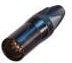 NC7MXX-B, XLR Connectors 7P MALE BLACK HOUSE GOLD CONTACTS
