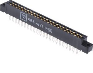 BA000060000E000, Edge Connector, 44-Contacts, 3.96mm Pitch, 2-Row, Solder Termination BA000060000E000, Edge Connector, 44-Contacts, 3.96mm Pitch, 2-Row, Solder Termination