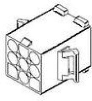 0019092097, Conn Housing PL 9 POS 6.7mm Crimp ST Panel Mount Natural Bag 0019092097, Conn Housing PL 9 POS 6.7mm Crimp ST Panel Mount Natural Bag