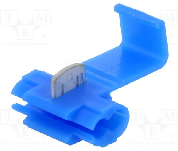 ST-100/B, Быстрый соединитель, IDC, 1,5-2,5мм2, на провод, синий