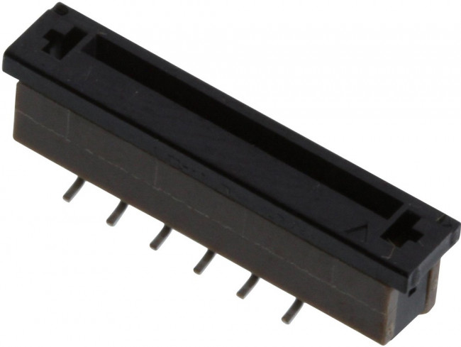 SFW12S-2STE1LF, FFC &amp; FPC Connectors 12P TOP SMT ZIF W/O MOUNTING PLATE