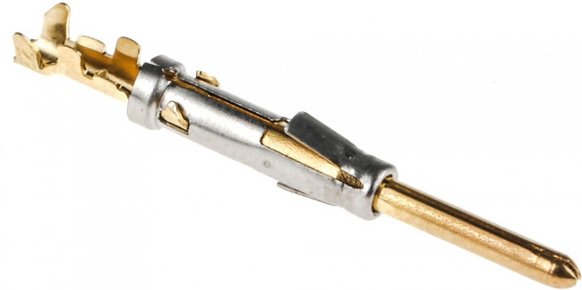 SM20ML1D70, Контакт круглого разъема, штампованный, Серия Trim Trio, Штырь, Обжим, 20 AWG, 22 AWG