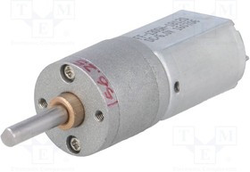 POLOLU-3468, Двигатель: DC, с редуктором, POLOLU 20D, 6ВDC, 3,2А, Ось: D профиль