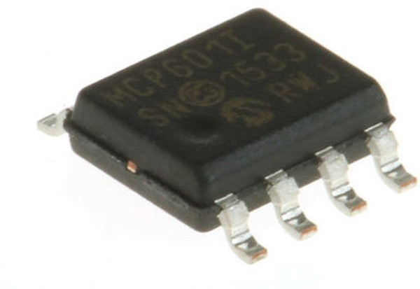 MCP601-I/SN, Микросхема, операционный усилитель, 2,8МГц, 2,7-5,5В, Ch: 1, SO8