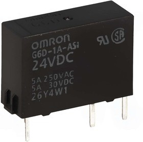 G6D1AASI24DC, Реле 1 замык. 24VDC, 5A/250VAC SPST-NO (OBSOLETE) G6D1AASI24DC, Реле 1 замык. 24VDC, 5A/250VAC SPST-NO (OBSOLETE)