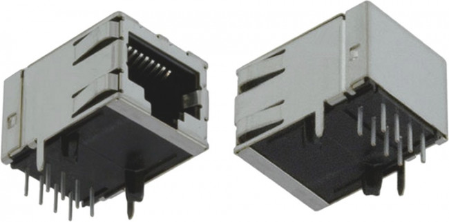 Модульный разъем, Cat5, RJ45, Гнездо, 8 контакт(-ов), 8 вывод(-ов), 1 порт(-ов)