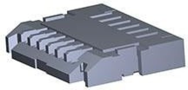 501461-0691, FFC &amp; FPC Connectors 0.5 FPC R/A B/F 6Ckt EmbsTp Pkg