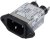 6609016-5, Filtered IEC Power Entry Module, IEC C13, General Purpose, 3 А, 250 В AC 6609016-5, Filtered IEC Power Entry Module, IEC C13, General Purpose, 3 А, 250 В AC