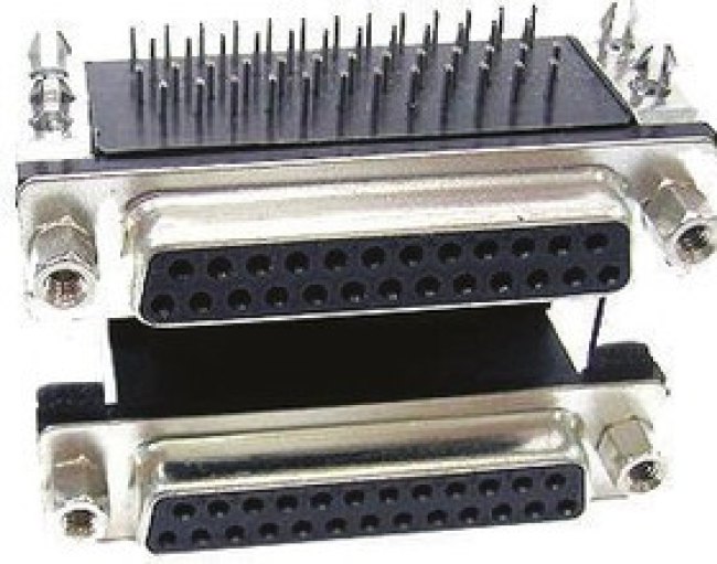 L17H2660131, D-Sub Dualport Connectors D-SUB STACKED