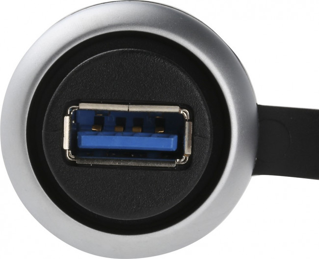 107412 M22-USB-SA, Front Mount Type A 3.0 IP20 USB Connector 107412 M22-USB-SA, Front Mount Type A 3.0 IP20 USB Connector