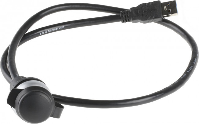 107412 M22-USB-SA, Front Mount Type A 3.0 IP20 USB Connector 107412 M22-USB-SA, Front Mount Type A 3.0 IP20 USB Connector