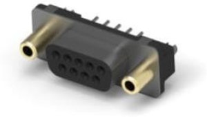 750678-1, D-Sub Standard Connectors DB-9 VERT RCPT 750678-1, D-Sub Standard Connectors DB-9 VERT RCPT
