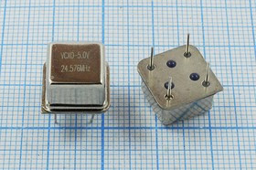 Управляемый напряжением (VCXO) кварцевый генератор 24.576МГц с перестройкой ПЧ:+/-130ppm; гк 24576 \ Управляемый напряжением (VCXO) кварцевый генератор 24.576МГц с перестройкой ПЧ:+/-130ppm; гк 24576 \