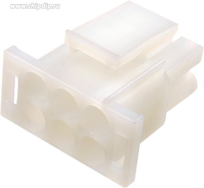1-480704-0, Корпус разъема Universal MATE-N-LOK, вилка 6PIN, Matrix (Nylon, UL 94V-2) без контактов 1-480704-0, Корпус разъема Universal MATE-N-LOK, вилка 6PIN, Matrix (Nylon, UL 94V-2) без контактов